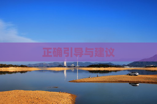 正确引导与建议 正确引导与建议