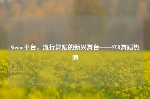 Steam平台,流行舞蹈的新兴舞台——STR舞蹈热潮