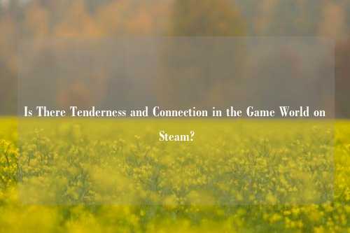 Is There Tenderness and Connection in the Game World on Steam?