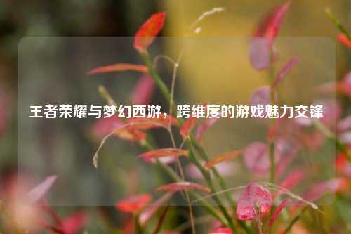 王者荣耀与梦幻西游,跨维度的游戏魅力交锋