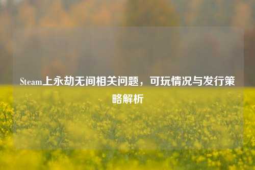 Steam上永劫无间相关问题,可玩情况与发行策略解析