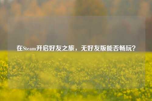 在Steam开启好友之旅,无好友版能否畅玩?
