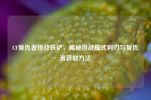 CF复仇者挑战铁铲,揭秘挑战模式利刃与复仇者获取 ***