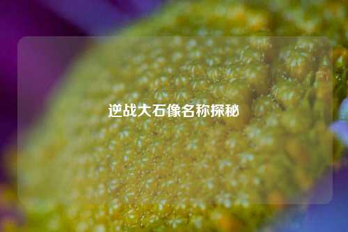 逆战大石像名称探秘