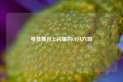 电竞舞台上闪耀的CF八六姐